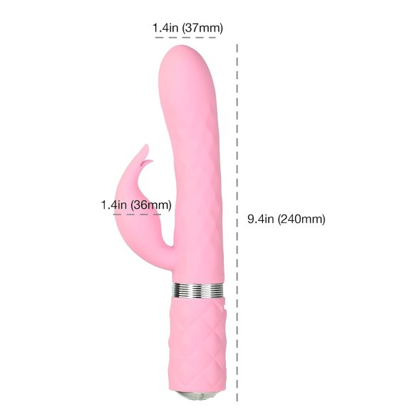 Pillow Talk Lively - Rechargeable Vibrator with Clitoral Arm (Pink)