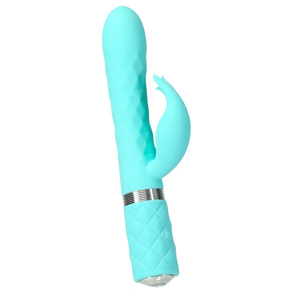 Pillow Talk Lively - Rechargeable Vibrator with Clitoral Arm (Turquoise)