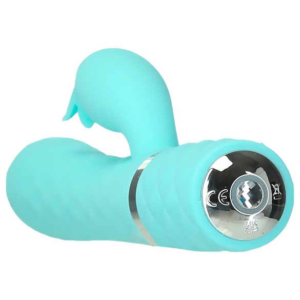 Pillow Talk Lively - Rechargeable Vibrator with Clitoral Arm (Turquoise)