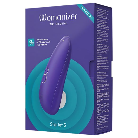 Womanizer Starlet 3 - Air Pulse Clitoral Stimulator (Blue)