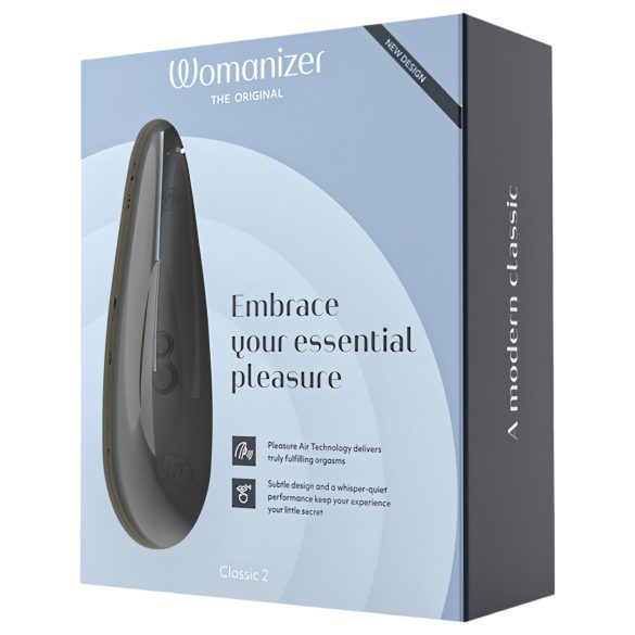 Womanizer Classic 2 - Rechargeable Airwave Clitoral Stimulator (Black)