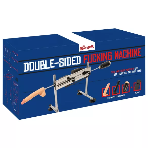 The Ultimate Pleasure Machine - Dual System with Two Dildos & One Sleeve