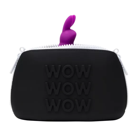 Happyrabbit Pleasure Pack - Vibrating Ring with Storage (Purple)