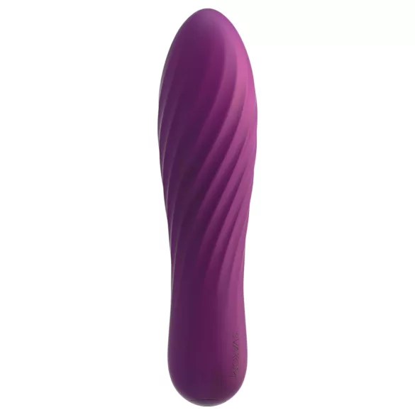 Svakom Tulip - rechargeable mini wand vibrator (purple)