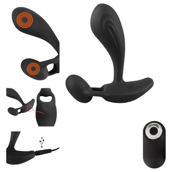 Rebel RC - 2-in-1 Prostate Massager (Black)