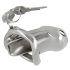 Fetish - Metal Male Chastity Cage (Silver)