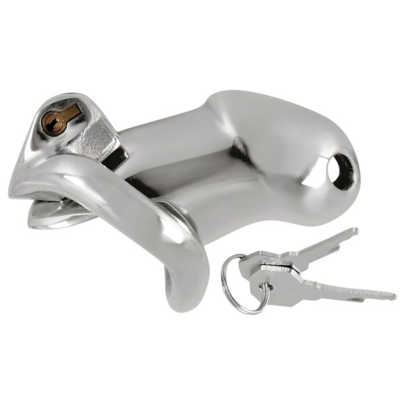Fetish - Metal Male Chastity Cage (Silver)