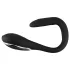Penis Plug Dilator - rechargeable, vibrating dilator (1 cm, black)