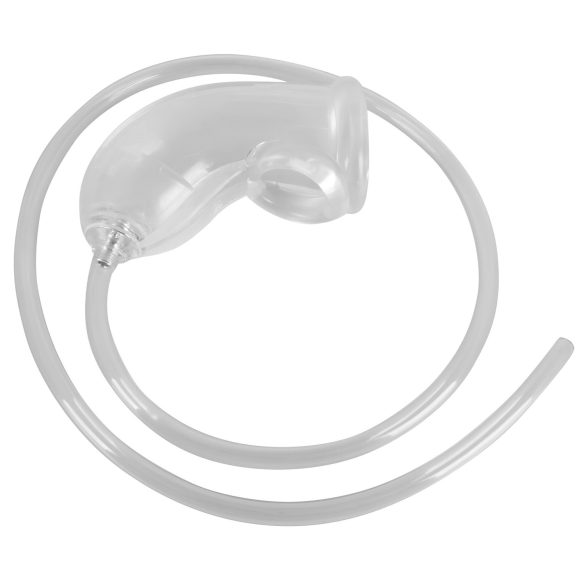 You2Toys Piss Play Sleeve - Transparent Penis Sleeve with Outlet Tube