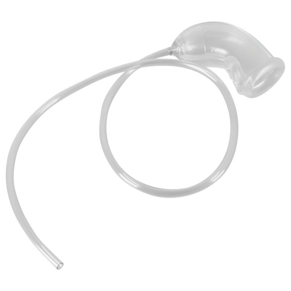 You2Toys Piss Play Sleeve - Transparent Penis Sleeve with Outlet Tube