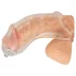 You2Toys Piss Play Sleeve - Penis Sleeve with Outlet Tube (Transparent)