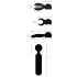 Couples Choice - Rechargeable Warming Massage Vibrator (Black)