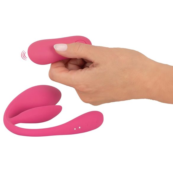 SMILE - Rechargeable Pink Vibrating Egg with Radio Control