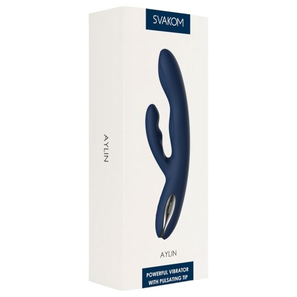 Svakom Aylin - Rechargeable Pulsing Clitoral Vibrator (Blue)