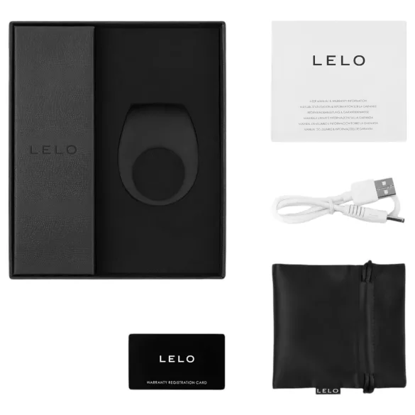 LELO Tor 2 - Rechargeable Vibrating Ring (Black)