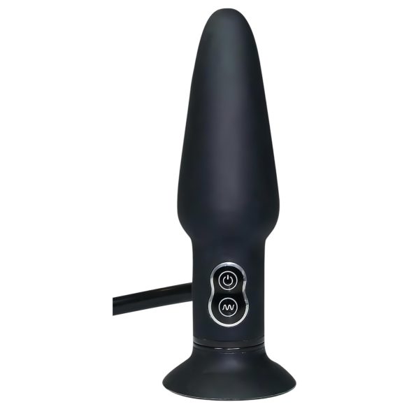 You2Toys True Black - Inflatable Anal Vibrator (Black)
