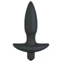 Black Velvets vibrating anal plug - small