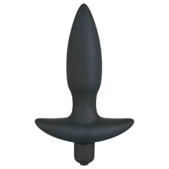 Black Velvet Anal Plug Vibrator - Small