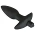 Black Velvet Vibrating Anal Plug - Medium