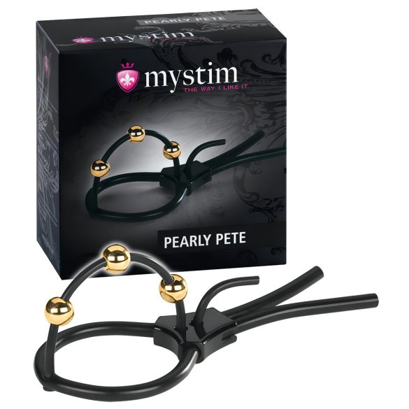 Mystim Pearly Pete - Electro Stimulation Penis Ring