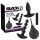 Black Velvet 4-Piece Anal Vibrator Set