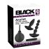 Black Velvet 4-Piece Anal Vibrator Set