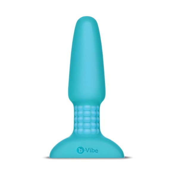b-Vibe - Rechargeable Beaded Anal Vibrator (Turquoise)