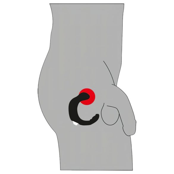 Rebel - Curved Prostate Massager (Black)