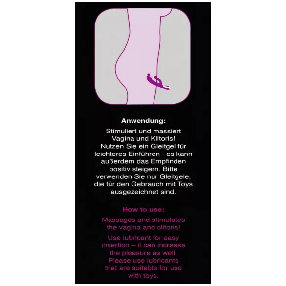 Javida - warming clitoral vibrator (purple)