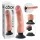 King Cock 9" Suction Cup Vibrator (23 cm) - Natural