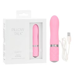 Pillow Talk Flirty - Rechargeable Wand Vibrator (Pink)