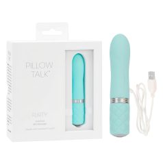 Pillow Talk Flirty - Rechargeable Wand Vibrator (Turquoise)