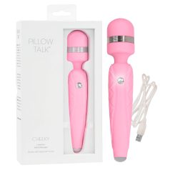   Pillow Talk Cheeky Wand - Rechargeable Massager Vibrator (Pink)