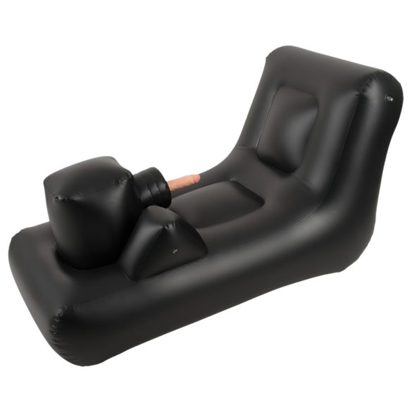 Dark Magic - Battery-Operated Pleasure Machine with Bed (Black)