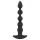 Black Velvet - Rechargeable 5-Bead Anal Vibrator (Black)