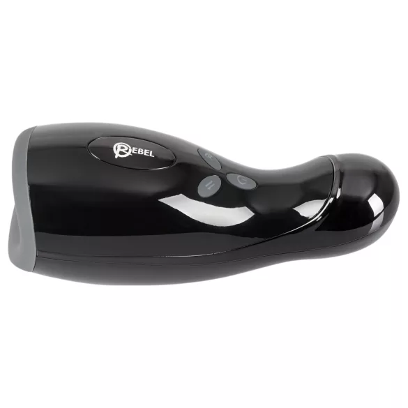 Rebel - Heated, Vibrating, Up-Down Moving Masturbator (Black)