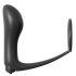 Analfantasy - Finger Anal Vibrator with Penis Ring (Black)