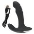 Rebel - Rotating Beaded Prostate Massager Vibrator (Black)