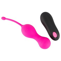   SMILE Love Balls - Rechargeable Pink Vibrating Egg with Remote Control