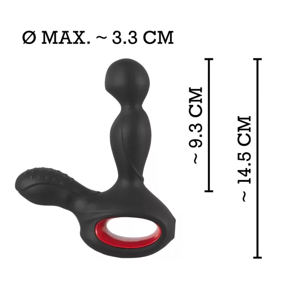 You2Toys Massager - Rotating, Heating Prostate Vibrator (Black)