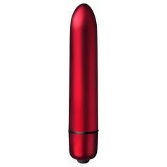 Scarlet Velvet Mini Lipstick Vibrator (10 Rhythms) - Red
