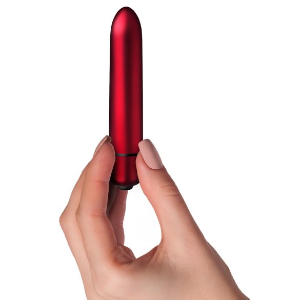 Scarlet Velvet Mini Lipstick Vibrator (10 Rhythms) - Red