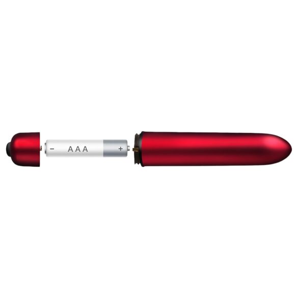 Scarlet Velvet Mini Lipstick Vibrator (10 Rhythms) - Red