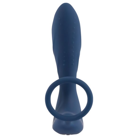 You2Toys Prostate Plug - Blue Anal Vibrator with Cock Ring