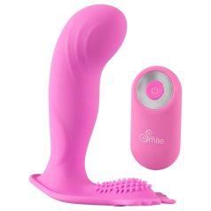   SMILE Rechargeable G-Spot Vibrator Panty with Remote Control (Pink)