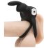 Happyrabbit Cock - Waterproof Rechargeable Penis & Testicle Ring (Black)