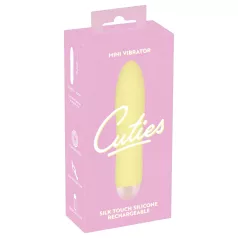 Cuties Mini Yellow - Rechargeable Silicone Vibrator (Yellow)