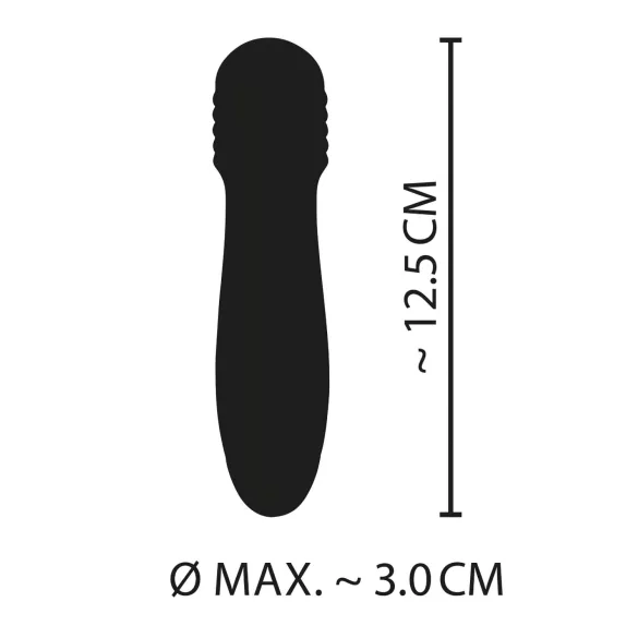Cuties Mini Wand - Rechargeable Mini Massager Vibrator (Green)