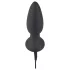 Black Velvet - Rotating Beaded Anal Vibrator (Black)
