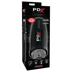   PDX Elite Moto Bator 2 - suction, thrusting male masturbator (black)